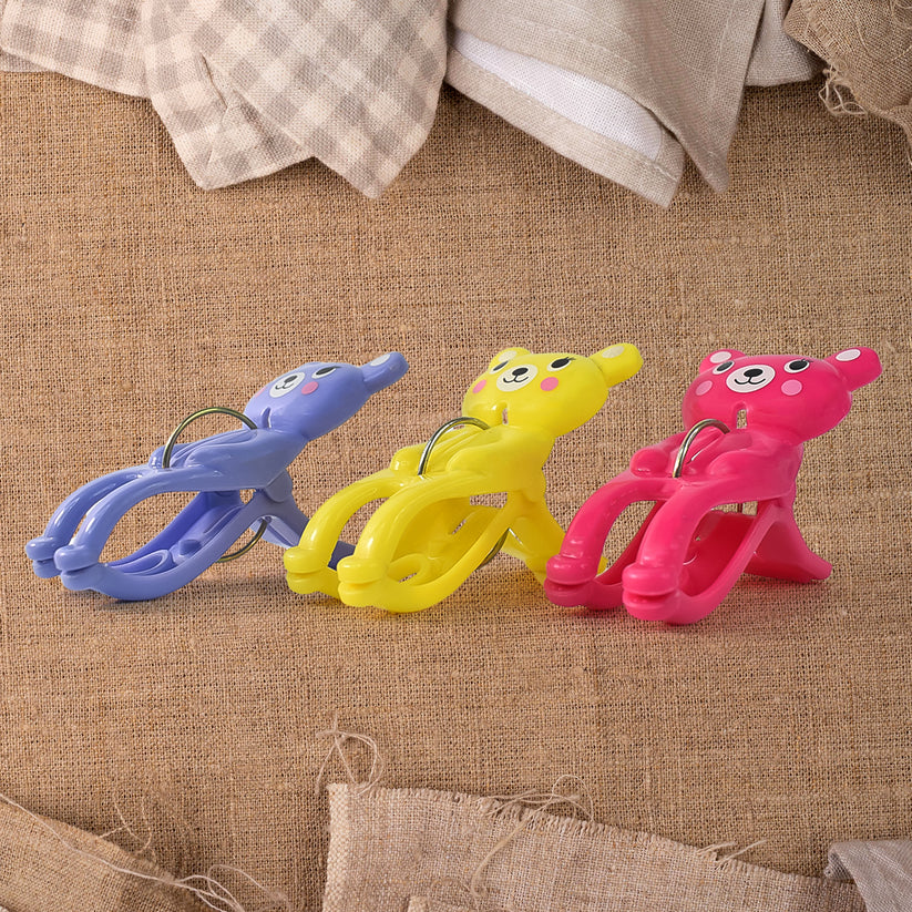 18960 Towel Clip Windproof Plastic Towel Clips (3 Pcs Set) - Image 2