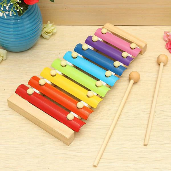 1912 Wooden Xylophone Musical Toy for Children (MultiColor) - Image 5