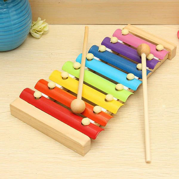 1912 Wooden Xylophone Musical Toy for Children (MultiColor) - Image 6