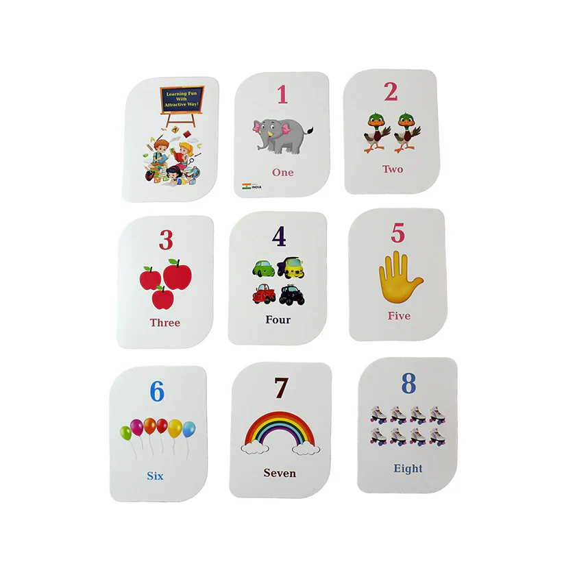 19157 Kid kraft Early Learner 32-Piece Number Flashcard Set - Image 4