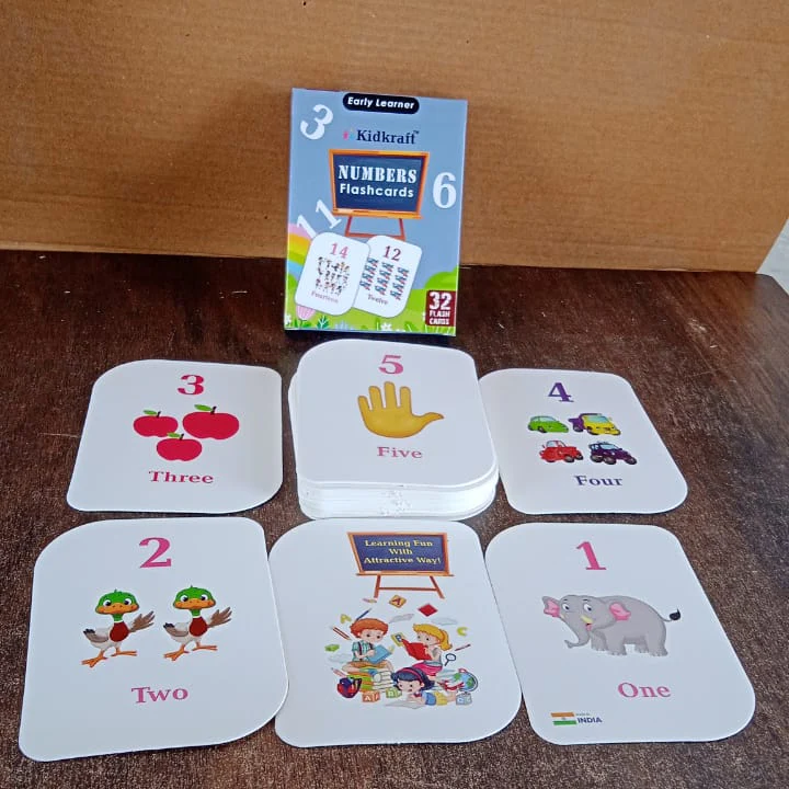 19157 Kid kraft Early Learner 32-Piece Number Flashcard Set - Image 7