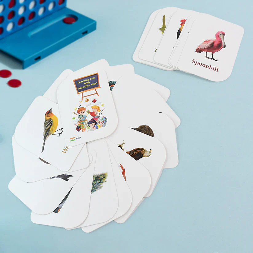 19158 KidKraft Early Learner Educational Flashcards – 32 Birds - Image 7