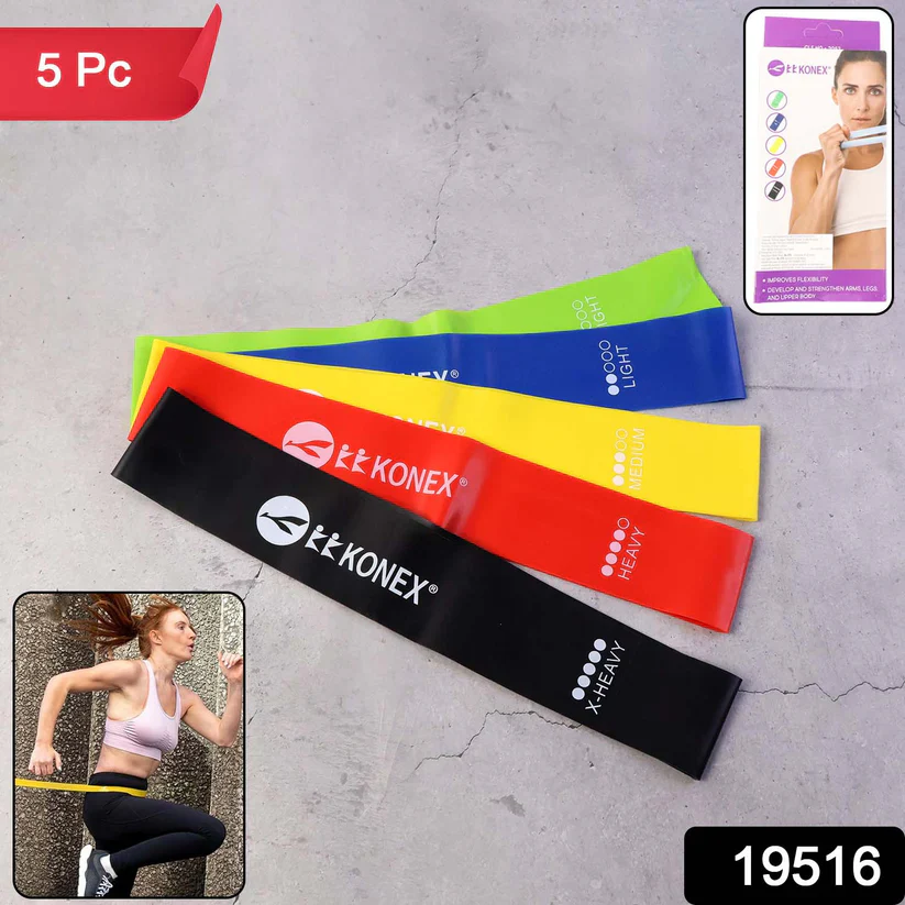 19516 Resistance Loop Exercise Bands (5 Pc) - Image 2