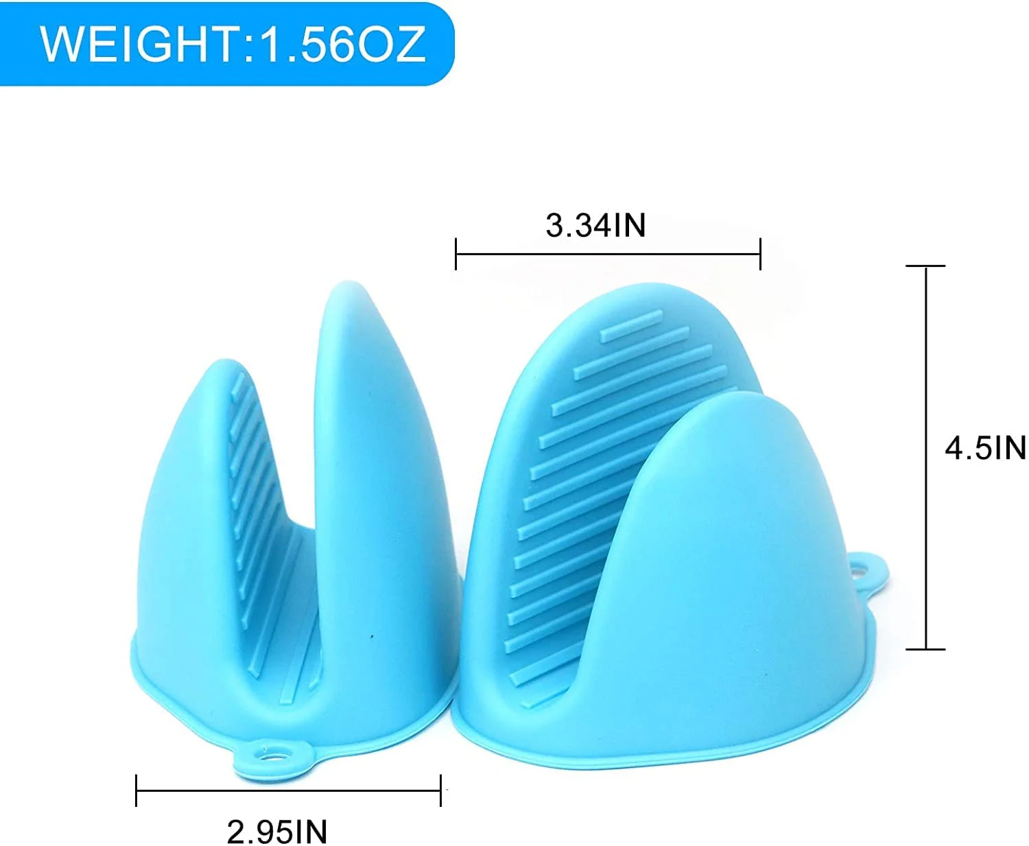 2067 Silicone Oven Mitts Heat Resistant 1 PC - Image 6