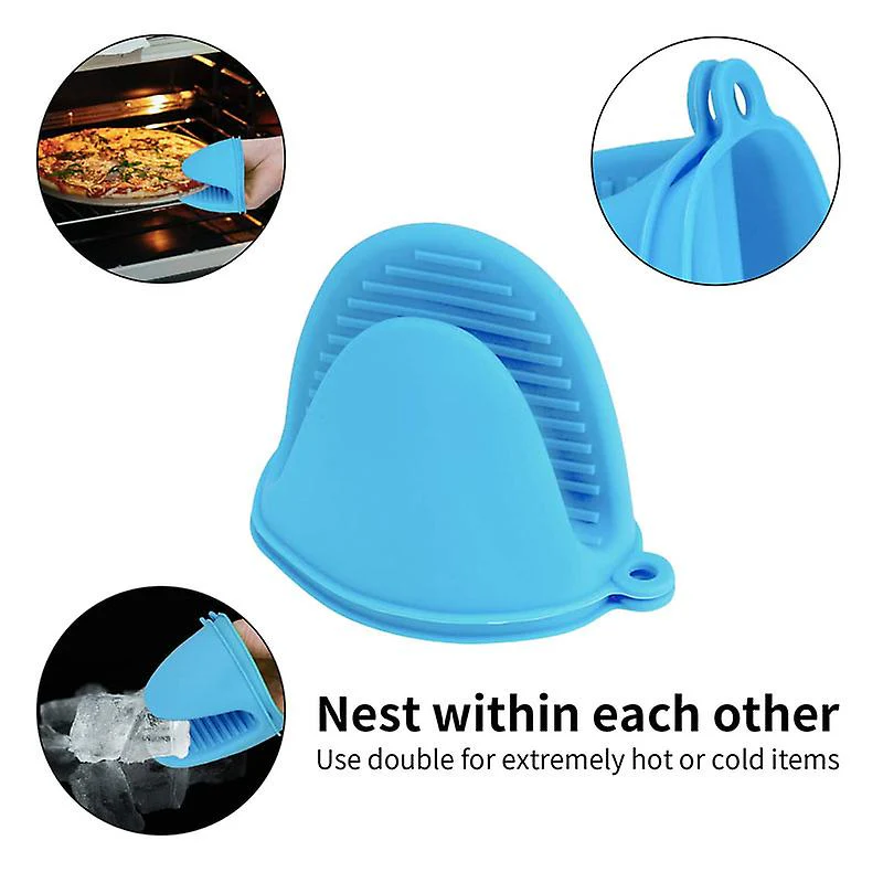 2067 Silicone Oven Mitts Heat Resistant 1 PC - Image 7