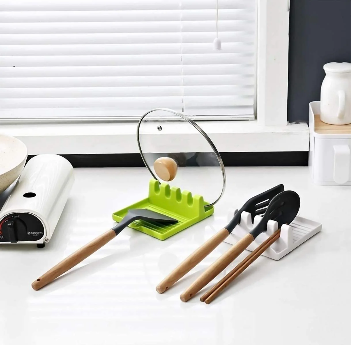 2121 Multi-Functional Spatula Holder/Rest for Kitchen Utensils - Image 6