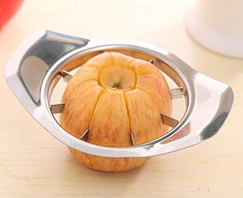 2140 Stainless Steel Apple Cutter Slicer with 8 Blades and Handle - Image 3