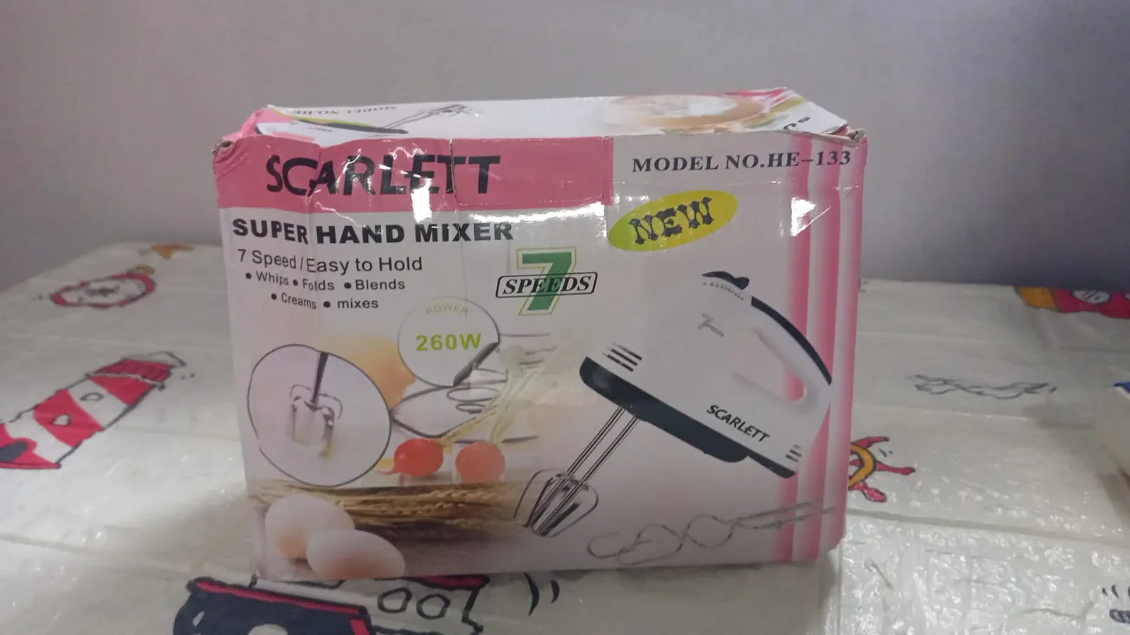 2143 Compact Hand Electric Mixer / Blender for Whipping / Mixing with Attachments - Image 8