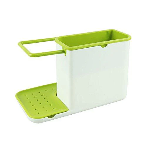 2155 Plastic 3-in-1 Stand for Kitchen Sink Organizer Dispenser for Dishwasher Liquid - Image 3