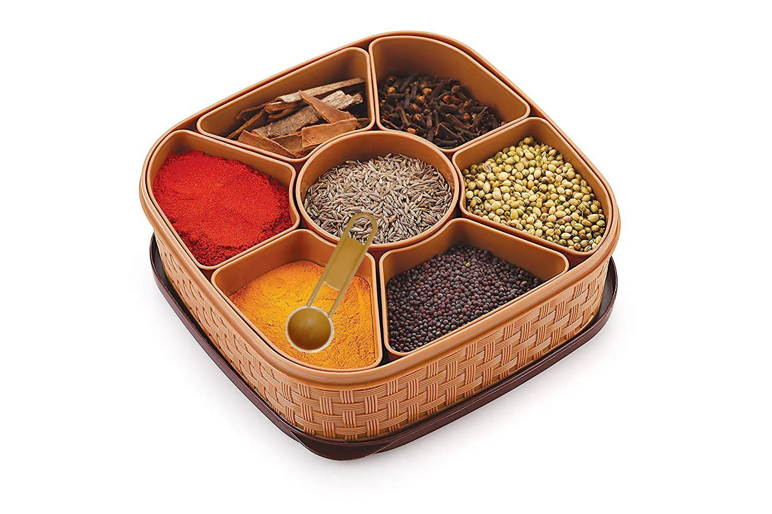 AM7778 Masala Rangoli Box Dabba for keeping Spices - Image 6