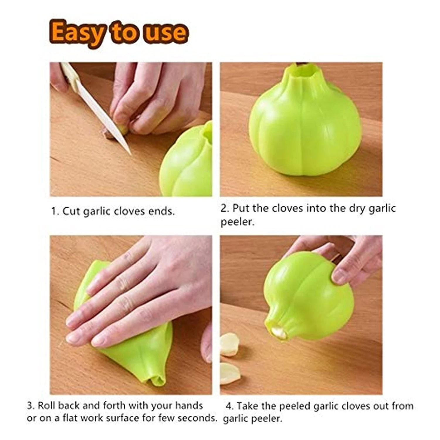 2205 Silicone Ginger Garlic Manual Peeler - Image 8