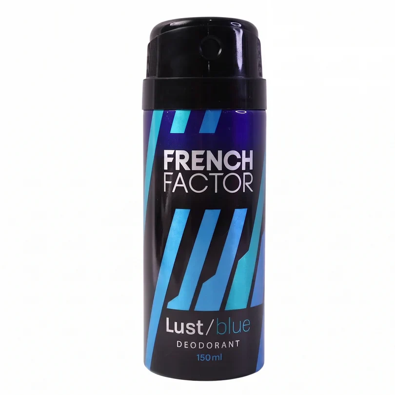 23713 French Factor Lust Blue Deodorant Body Spray (1 Pc, 150 ML) - Image 8
