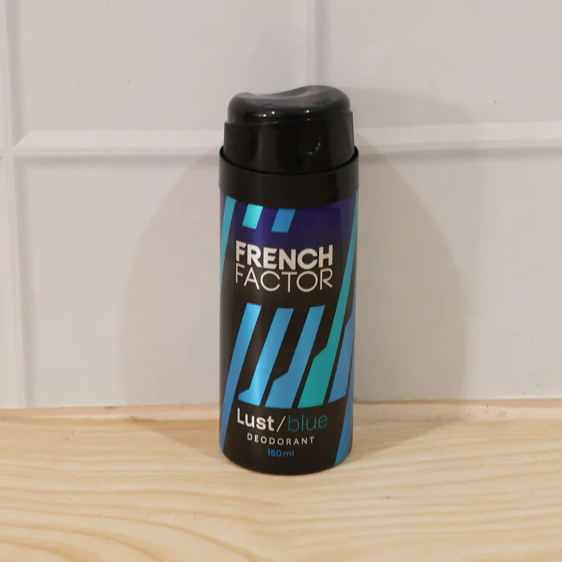 23713 French Factor Lust Blue Deodorant Body Spray (1 Pc, 150 ML) - Image 9