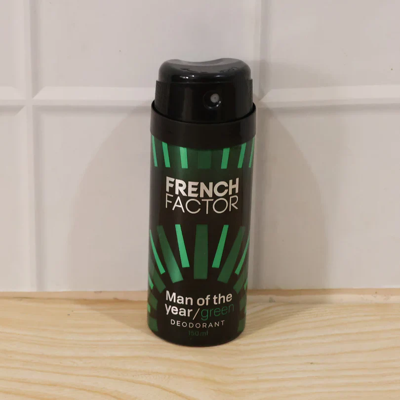 23715 French Factor Man Of The Year Green Body Spray (1 Pc, 150 ML) - Image 9