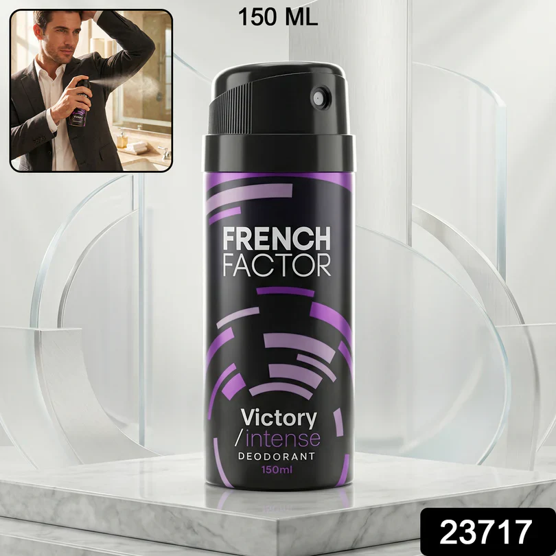 23717 French Factor Victory Intense Deodorant Body Spray (1 Pc, 150 ML) - Image 2