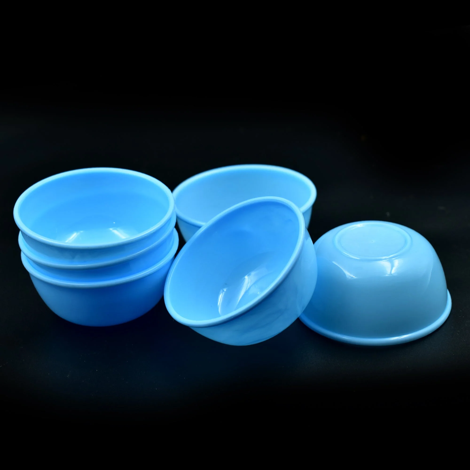 2425 Small Plastic Bowl Set, Microwave Safe Unbreakable, Set of 6 - Image 4