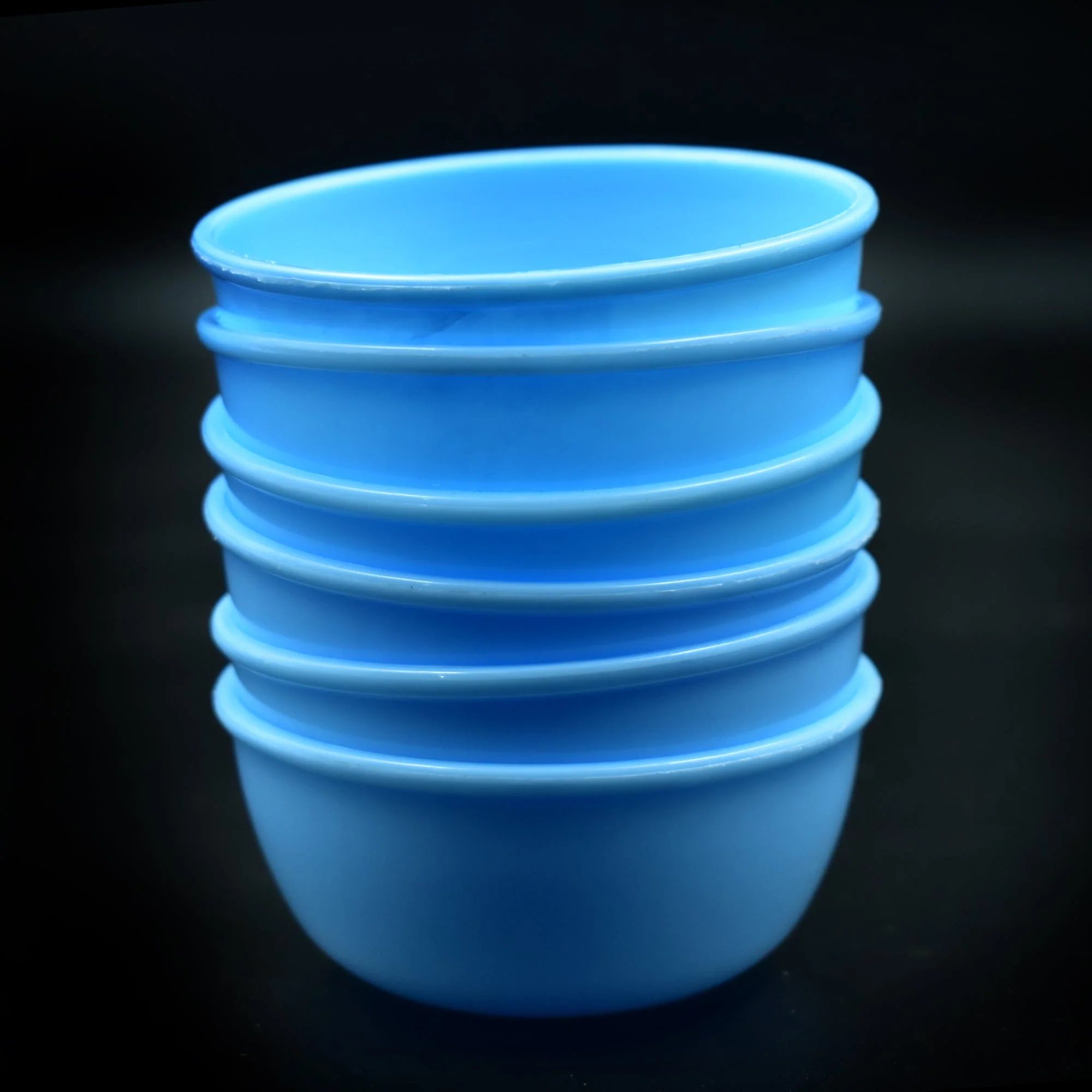 2425 Small Plastic Bowl Set, Microwave Safe Unbreakable, Set of 6 - Image 5