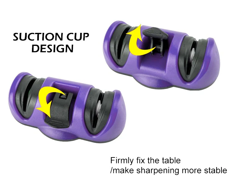 2430 Manual Knife Sharpener 2 Stage Sharpening Tool for Ceramic Knife and Steel Knives - Image 5