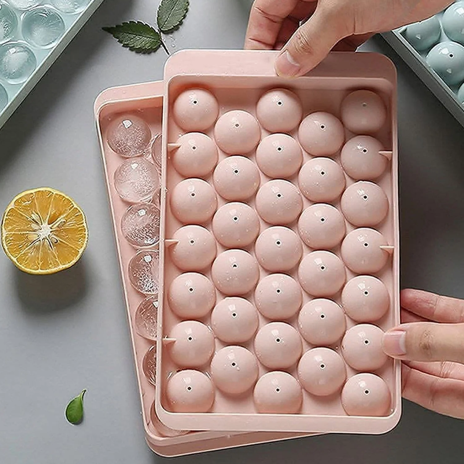 2486A Plastic Round BPA Free Reusable Ice Cube Ice Ball Mold/Lollipop Candy Maker - Image 4