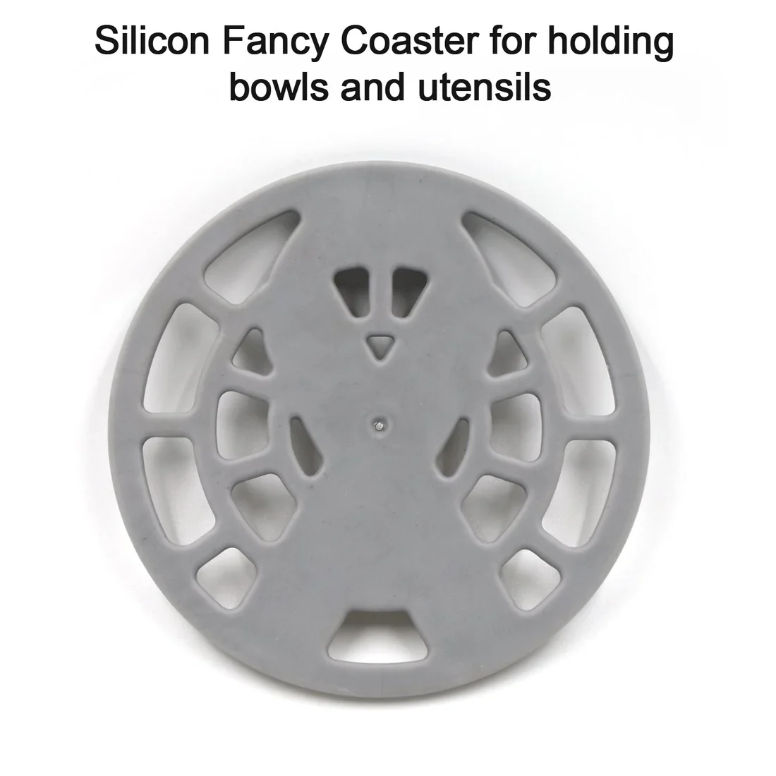 2600 1Pc Silicone Fancy Coaster for holding bowls and utensils including all kitchen purposes. Silicone Fancy Coaster for holding bowls and utensils including all kitchen purposes. - Image 4