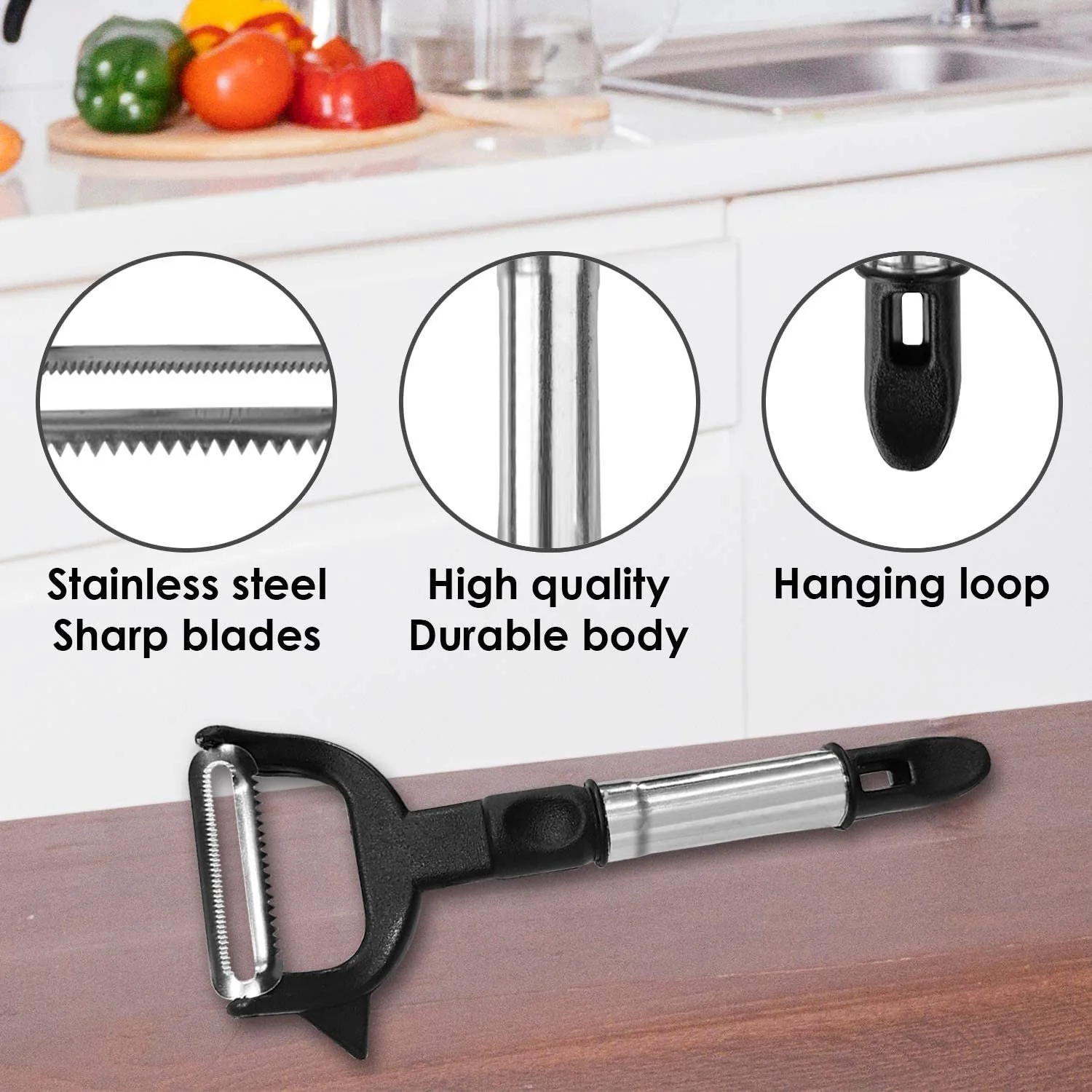 2618 2-in-1 Double Julienne and Vegetable Peeler - Image 6