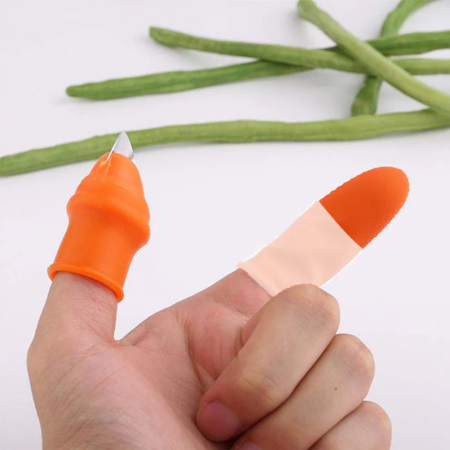 2662V 1 Pair V Thumb Cutter With Box Used In All Kitchen Purposes - Image 3