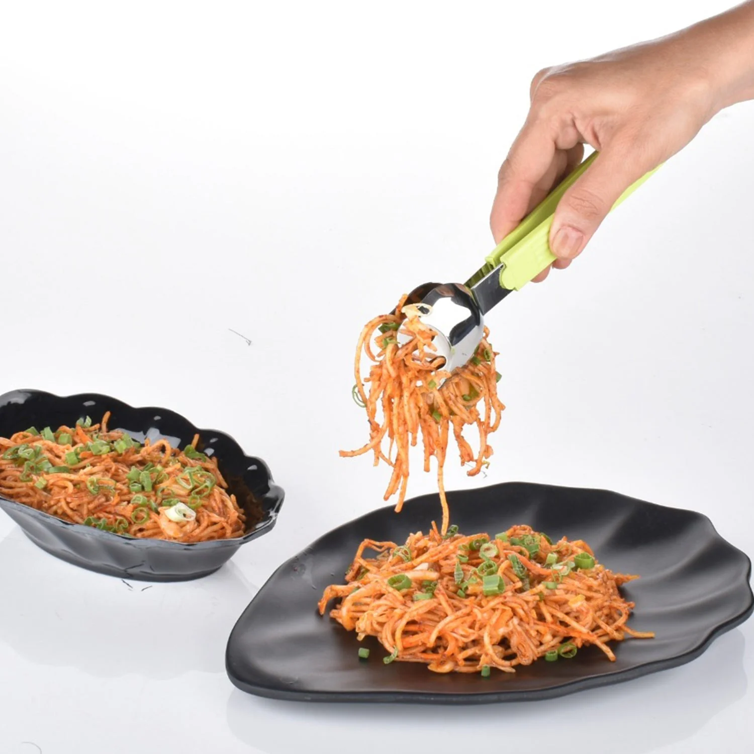 2698 Multi P Salad Serve Tong used in all kinds of places household and kitchen purposes for holding and grabbing food stuffs and items etc. - Image 3