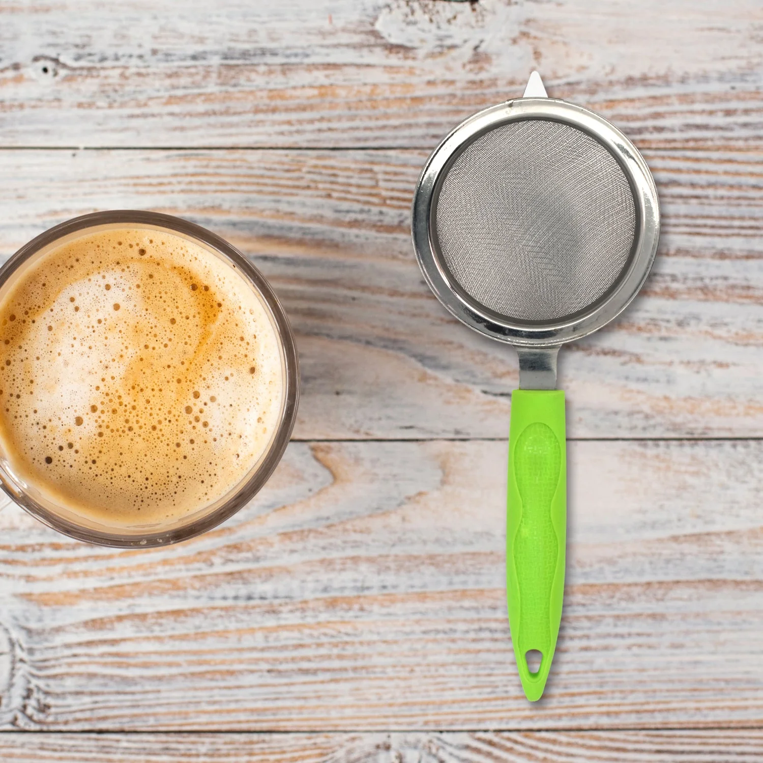 2864 Tea And Coffee Strainer Filter With Stainless Steel Mesh - Image 3