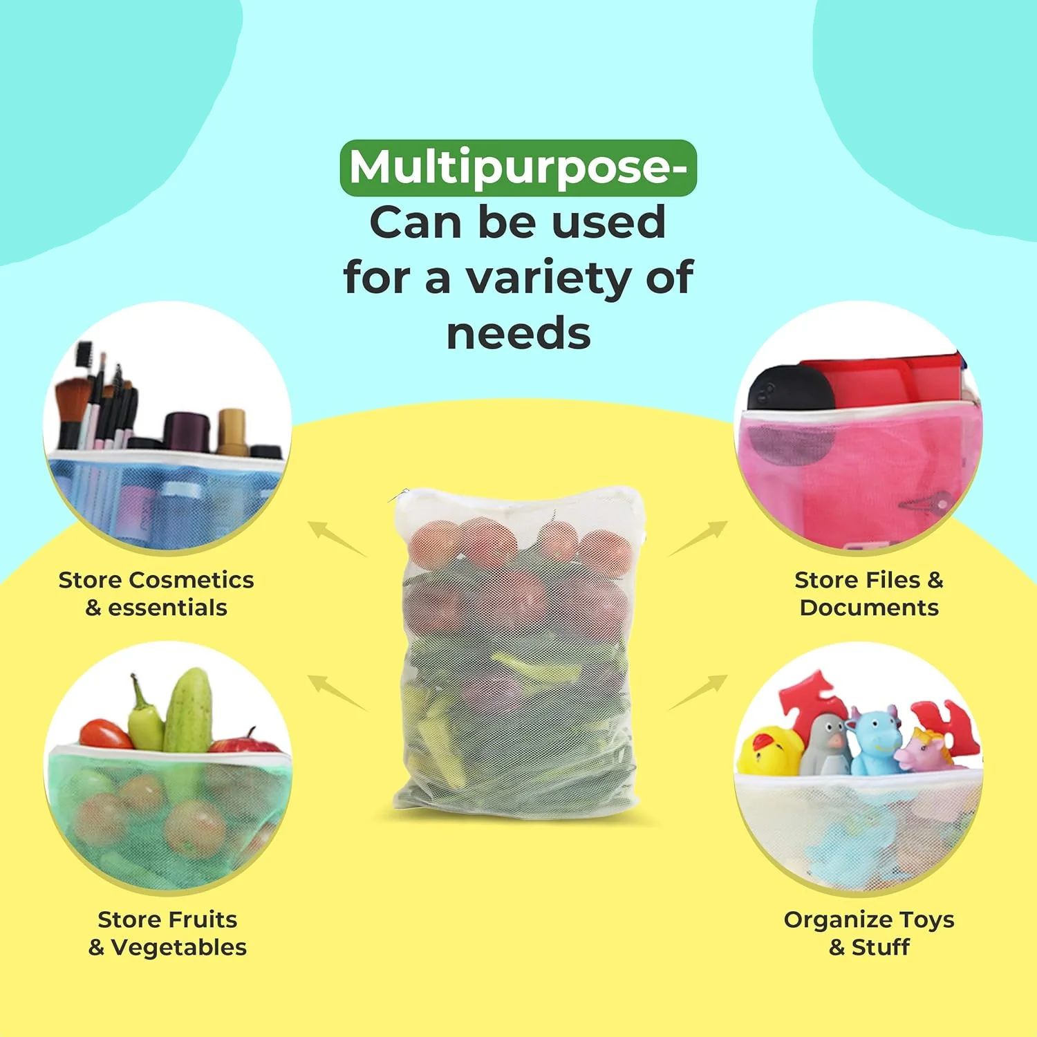 3030 Reusable Fridge Storage Bag For Vegetables And Fruits - Image 3