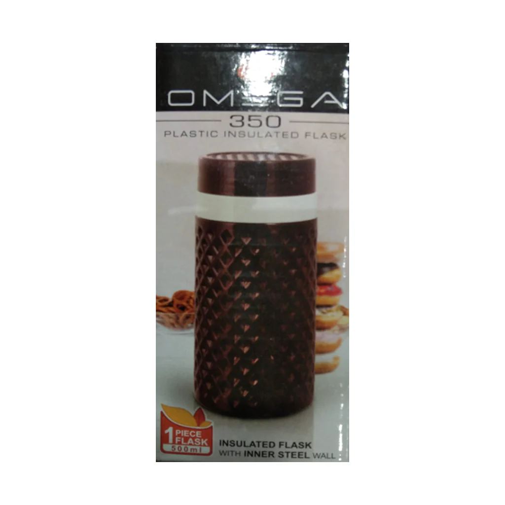 3038 Handy Flask 350ml - Hot and Cold Inner Steel, Easy Carry (Multicolor) - Image 4