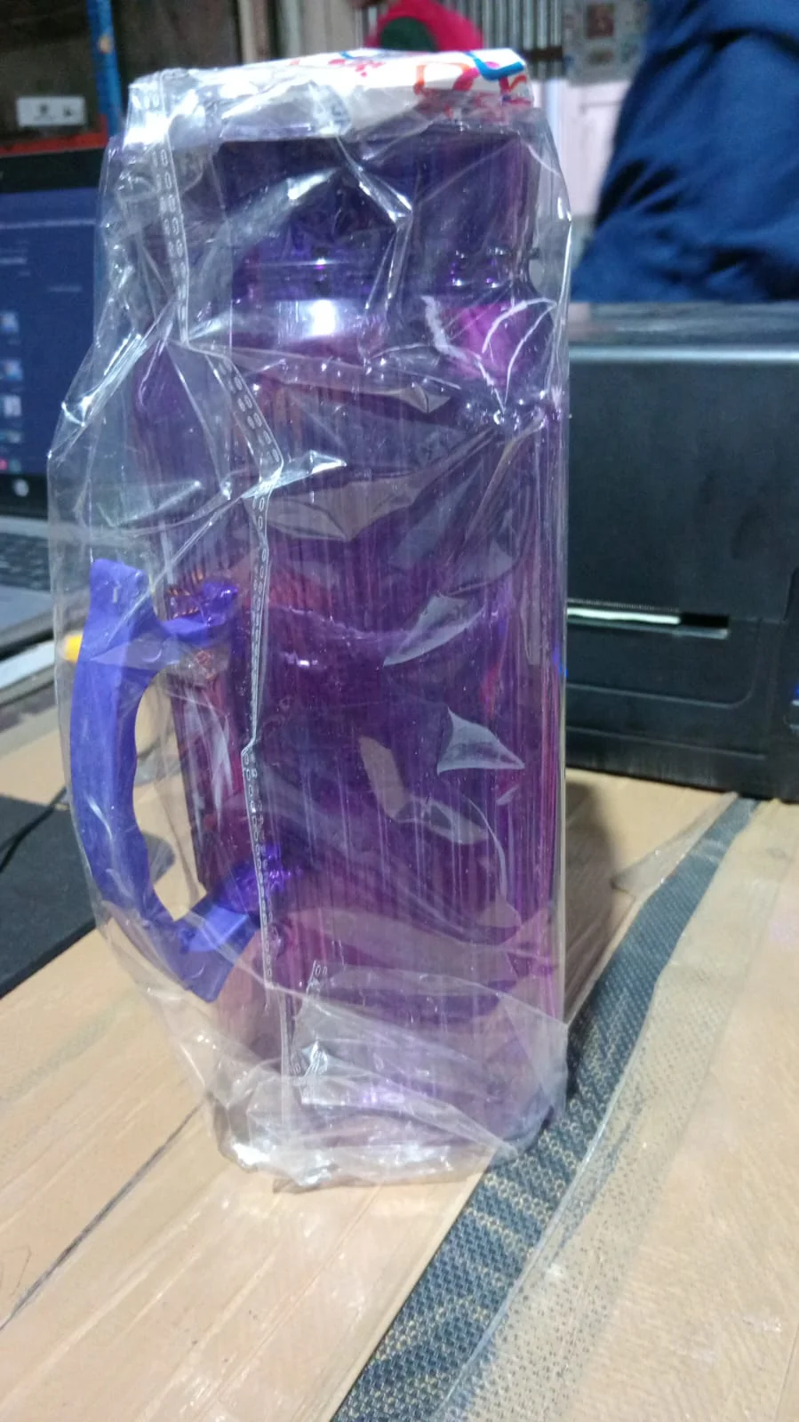 3047 Water Roi Pet Jug set of 1 jug & 3 glasses (Multi-colour)-1.5 ltr - Image 5
