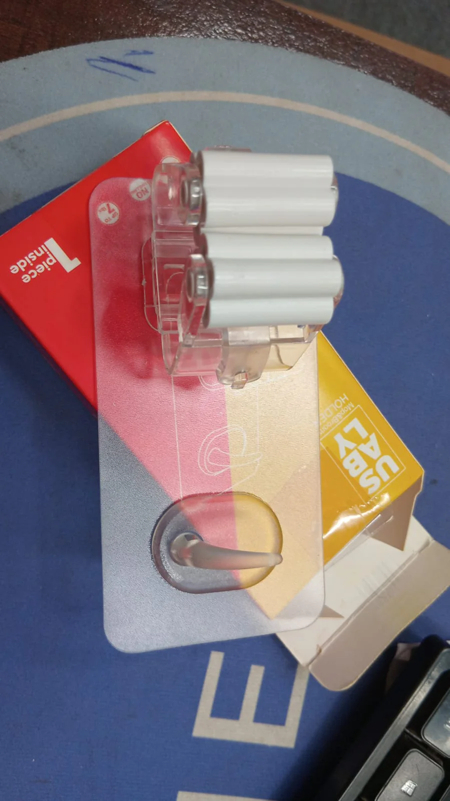 3050 Self Adhesive Plastic Sticker Mop and Broom Holder - Image 4