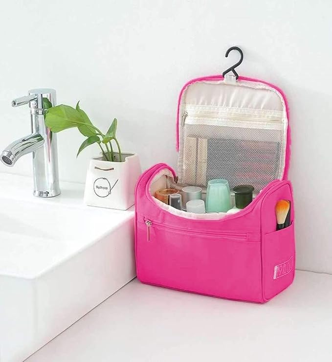 3076 Women Zip Closure Cosmetic Makeup Bag - Image 2