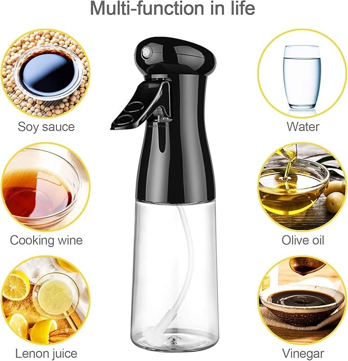 3089 Glass Oil Dispenser Spray Cooing Bottle - Image 11