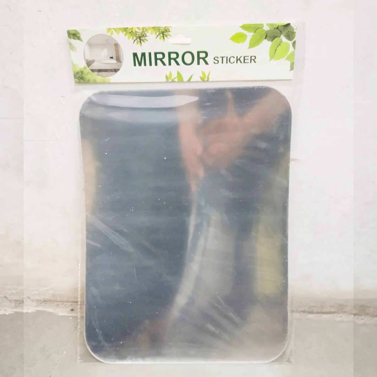 3112 Square Shape Adhesive Mirror Sticker -(Size-30cm x 40cm) For Wall ,On Tiles, Bathroom, Bedroom, Living Roomm Basin Stickers - Image 8