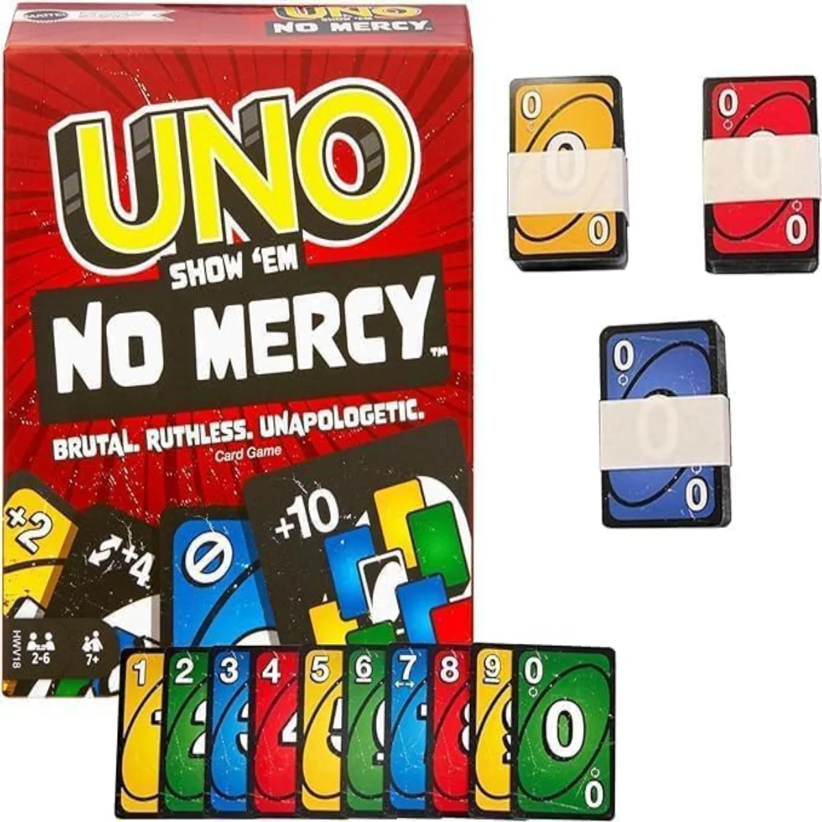 3116 UNO Show 'Em No Mercy Card Game | Ruthless & Unapologetic Fun for Adults, Kids & Family Night - Ideal for Parties, Game Nights & Travel - Image 5