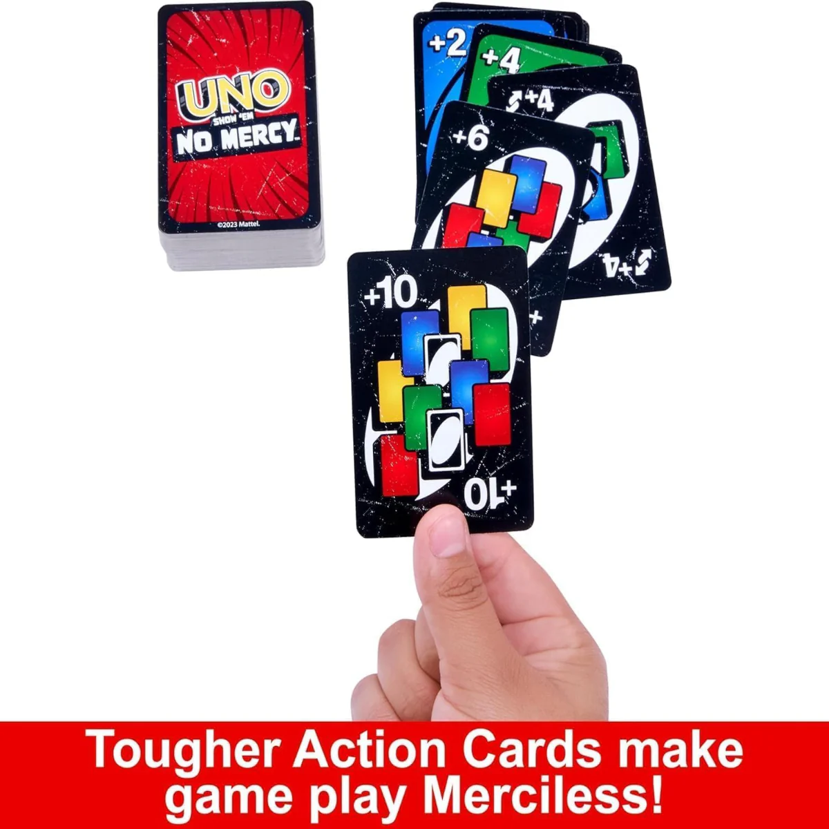 3116 UNO Show 'Em No Mercy Card Game | Ruthless & Unapologetic Fun for Adults, Kids & Family Night - Ideal for Parties, Game Nights & Travel - Image 6