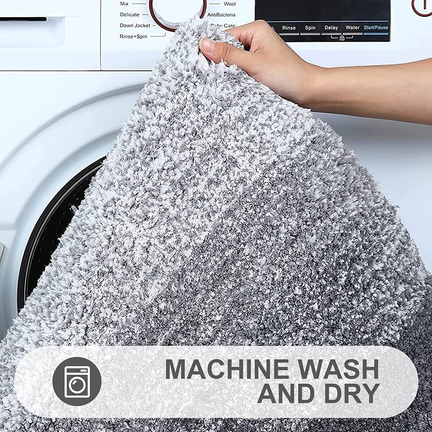 3133 Microfiber Soft Mat Anti Slip, Water Absorbent, Door Mat/Bath Mat  (1Pcs)15.5x23.5cm - Image 5
