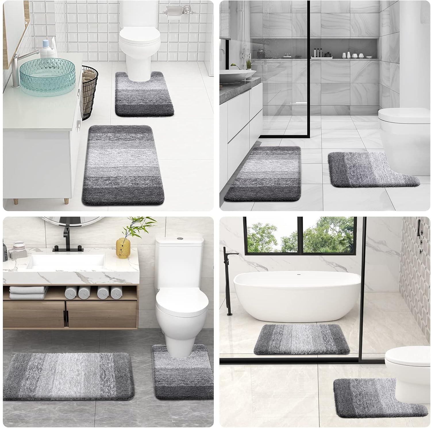 3133 Microfiber Soft Mat Anti Slip, Water Absorbent, Door Mat/Bath Mat  (1Pcs)15.5x23.5cm - Image 8