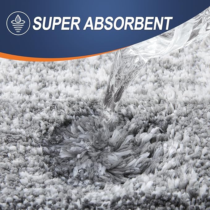 3133 Microfiber Soft Mat Anti Slip, Water Absorbent, Door Mat/Bath Mat  (1Pcs)15.5x23.5cm - Image 9