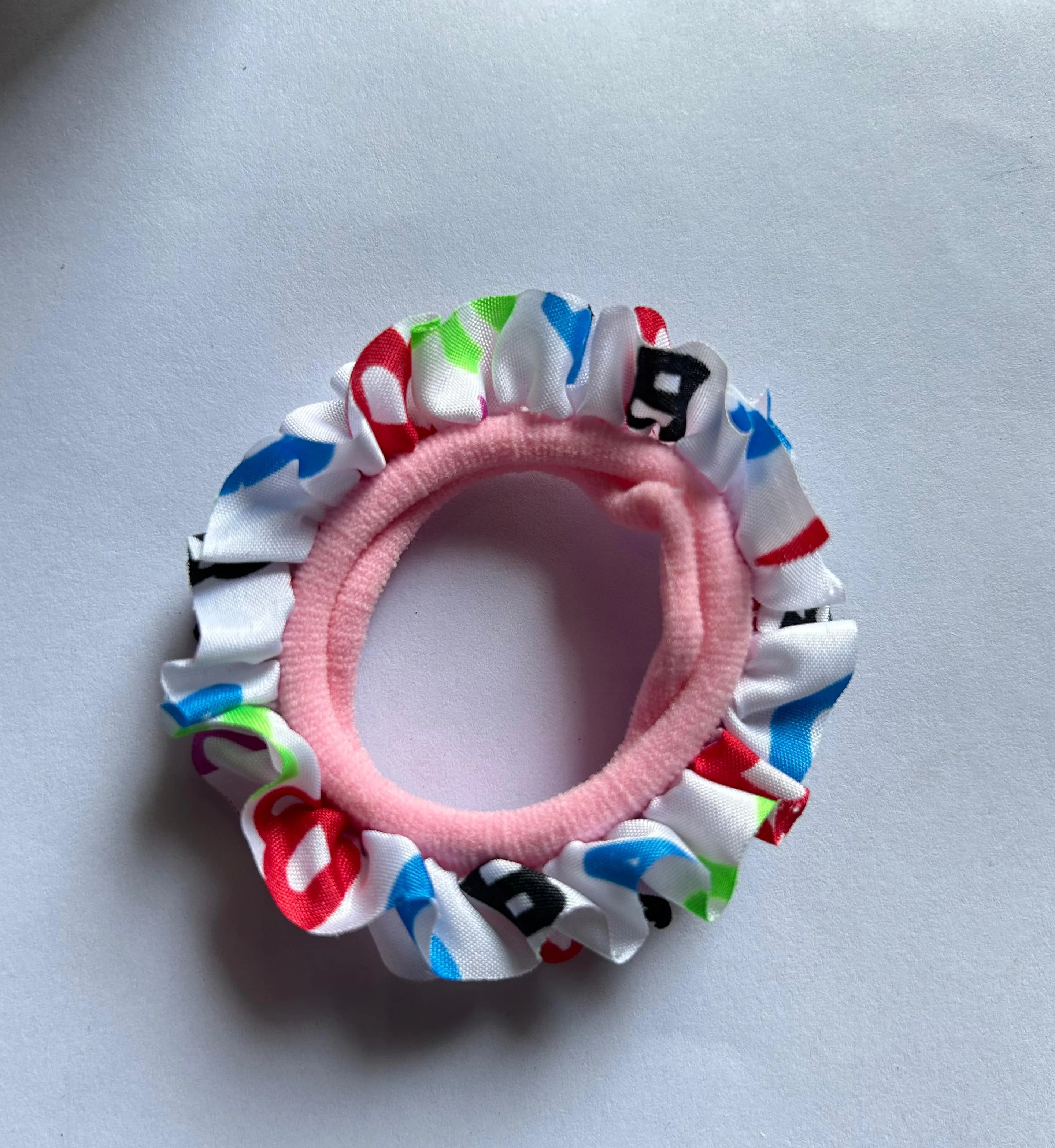 AM1012 Colorful Elastic Hair Rubber for Girls & Women - 1 Pcs - Image 3