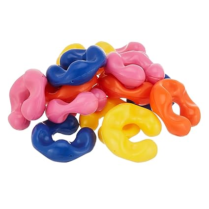 3148 (12 pcs)Colourful Activity Chain Links | Activity and Eduational Toy for Babies | Infant & Preschool Toys | 5 Months & Above | Helps Develop Hand - Eye Coordination & Motor Skills | - Image 5