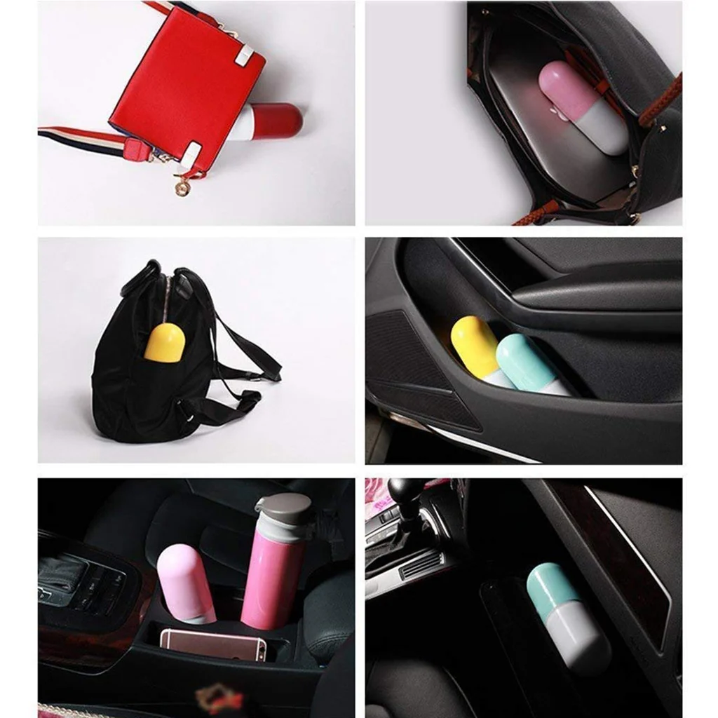 3176 Nylon Fancy Capsule Shape Portable Umbrella - Image 3