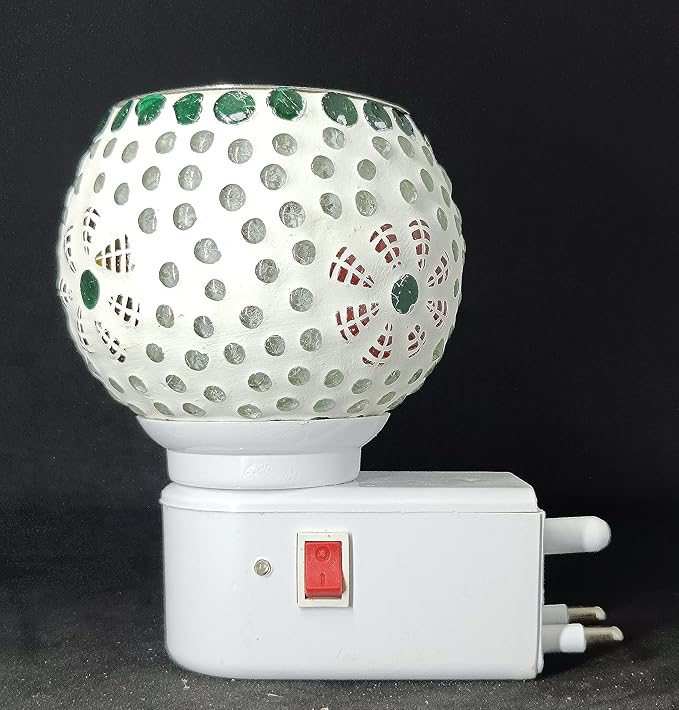 3219  Kapoor Dani Night Lamp Electric Incense Burner -Mix design - Image 7