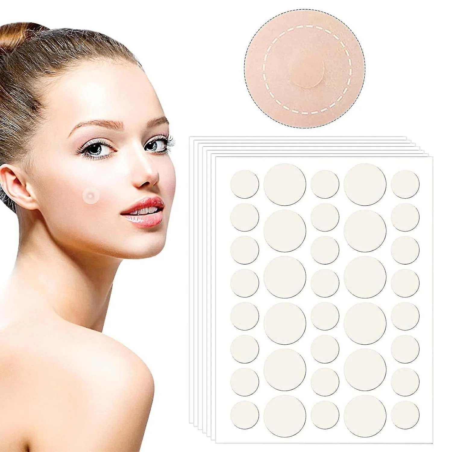 3229 Acne Patch Face Pimple Patch 1 Sheet Pack of 36 Pimple Healing & Spot Clearing Patch - Image 7