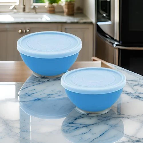 3285 Microwave Safe Plastic Air-Tight Dabbi (4pc) - Image 2