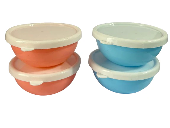 3285 Microwave Safe Plastic Air-Tight Dabbi (4pc) - Image 3