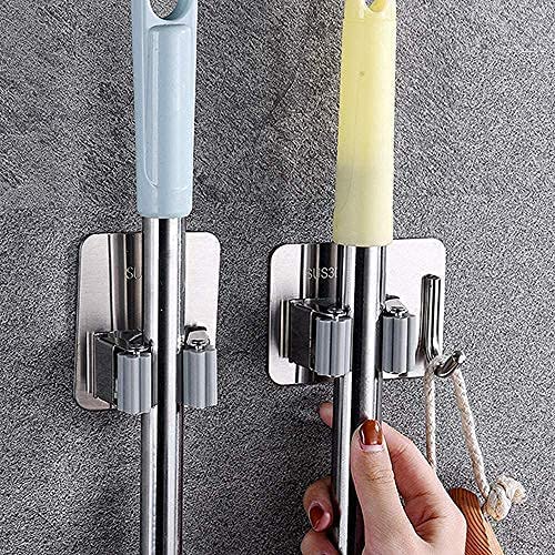 3325 Adhesive Mop Holder and Broom Holder for Wall - Image 4