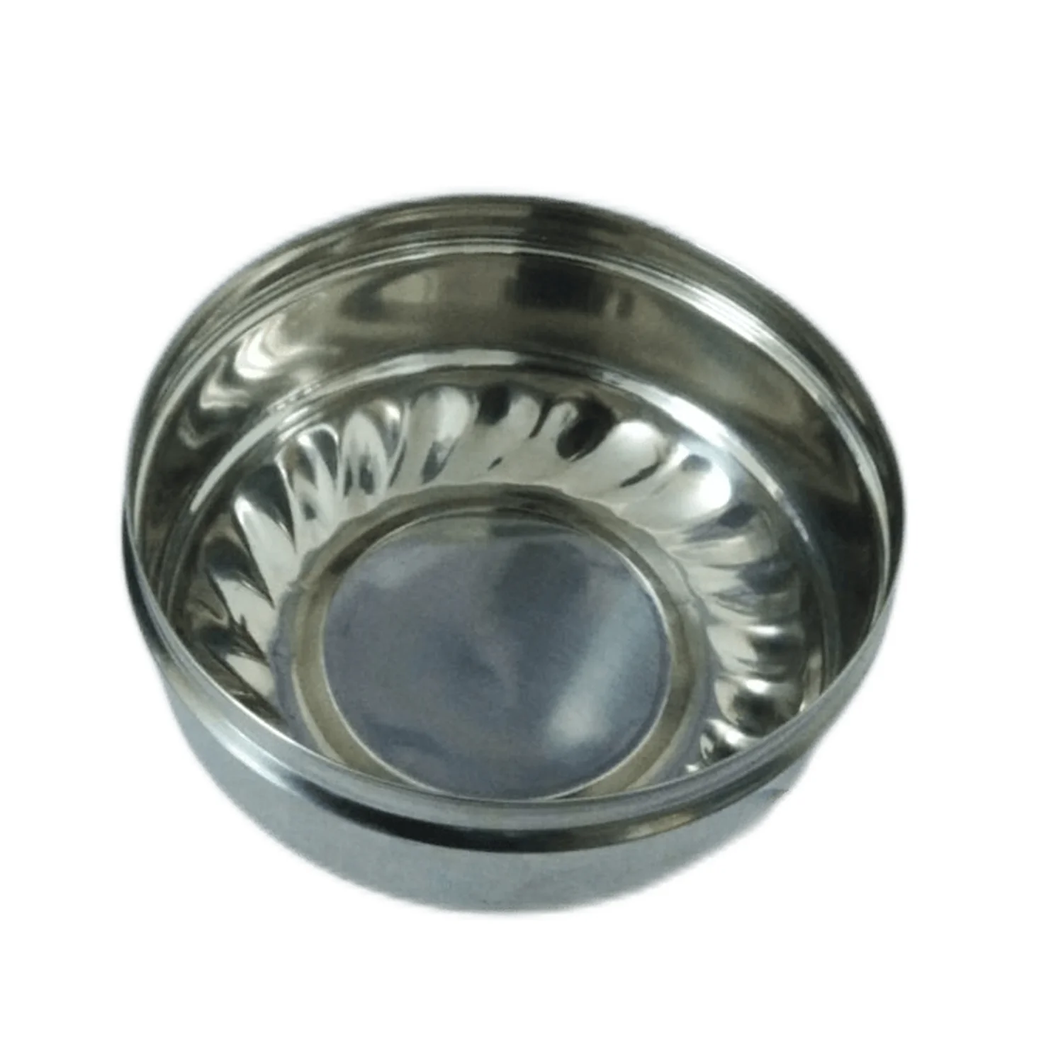 3345 Stainless Steel Round Shape Tiffin Box - Small - Image 2