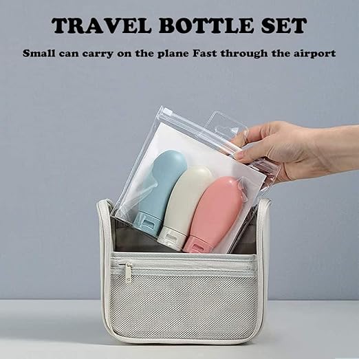 3358 3PCS Travel Bottles for Toiletries Silicone Container - Image 16